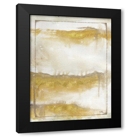 Fog Abstract I Black Modern Wood Framed Art Print with Double Matting by Medley, Elizabeth