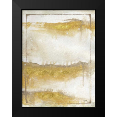 Fog Abstract I Black Modern Wood Framed Art Print by Medley, Elizabeth