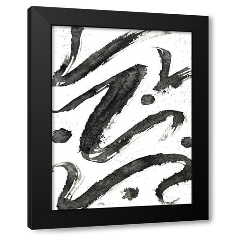 Tribal Oceana II Black Modern Wood Framed Art Print by Medley, Elizabeth