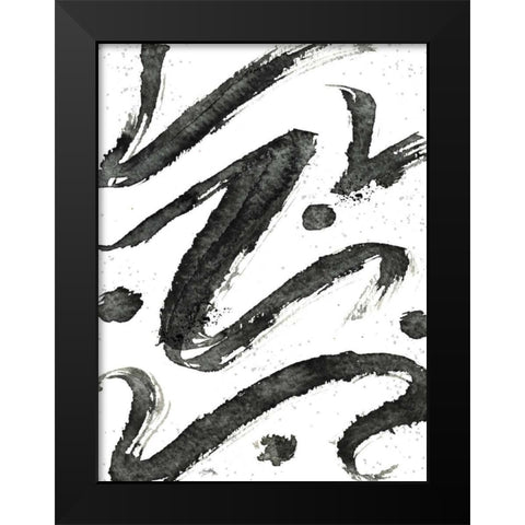 Tribal Oceana II Black Modern Wood Framed Art Print by Medley, Elizabeth