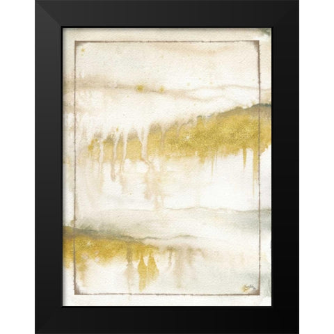 Fog Abstract II Black Modern Wood Framed Art Print by Medley, Elizabeth