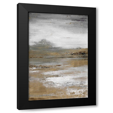 Illusion in Neutral Black Modern Wood Framed Art Print with Double Matting by Pinto, Patricia