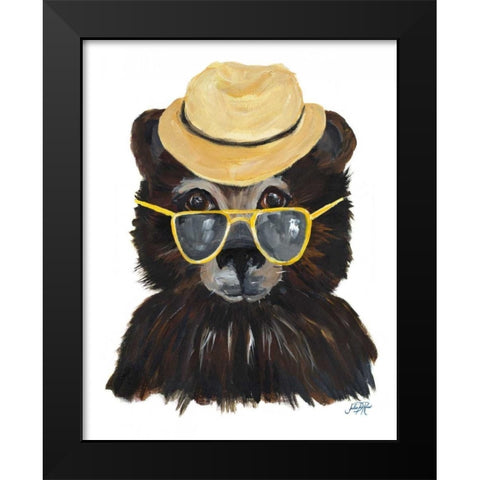 Proper Animals I Black Modern Wood Framed Art Print by DeRice, Julie