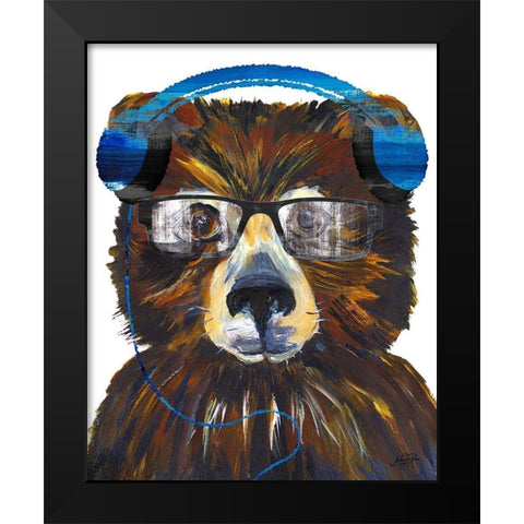 Woodland Beats I Black Modern Wood Framed Art Print by DeRice, Julie