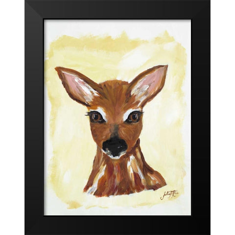 Dear Deer Black Modern Wood Framed Art Print by DeRice, Julie