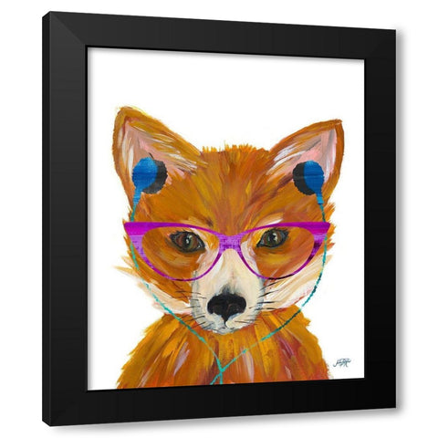 Woodland Beats II Black Modern Wood Framed Art Print by DeRice, Julie