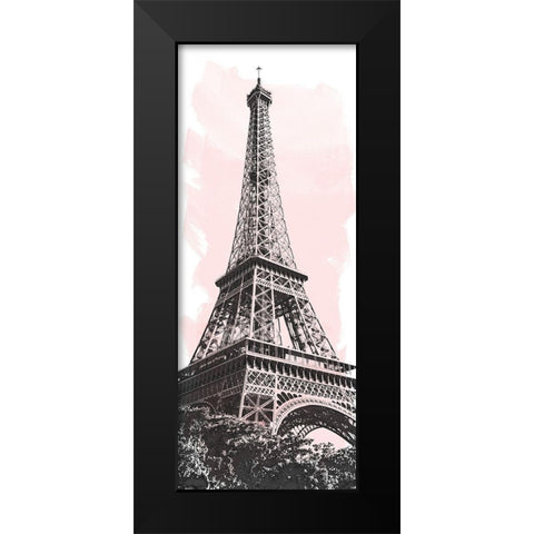 Watercolor France Panel II Black Modern Wood Framed Art Print by Navas, Emily