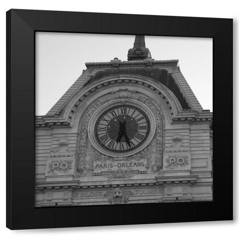 Paris Scene IV Black Modern Wood Framed Art Print by Navas, Emily