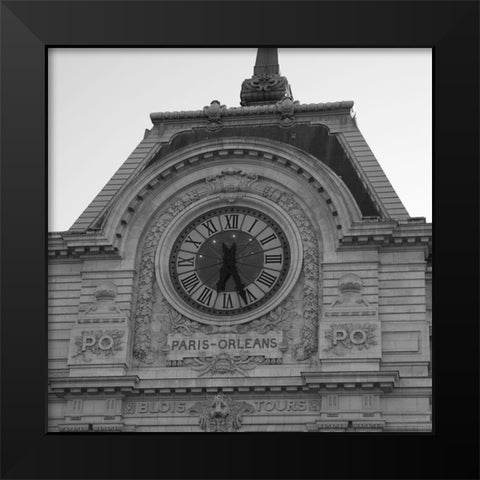 Paris Scene IV Black Modern Wood Framed Art Print by Navas, Emily