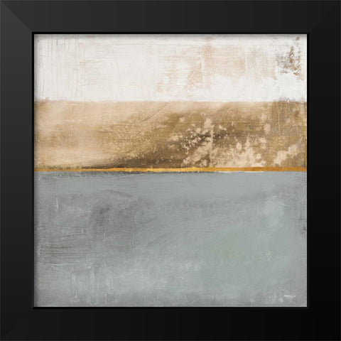 Feels Familiar Black Modern Wood Framed Art Print by Meneely, Dan