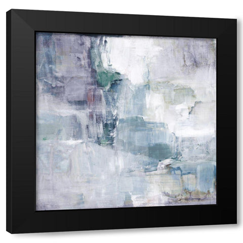 Blue Scenario III Black Modern Wood Framed Art Print with Double Matting by Loreth, Lanie