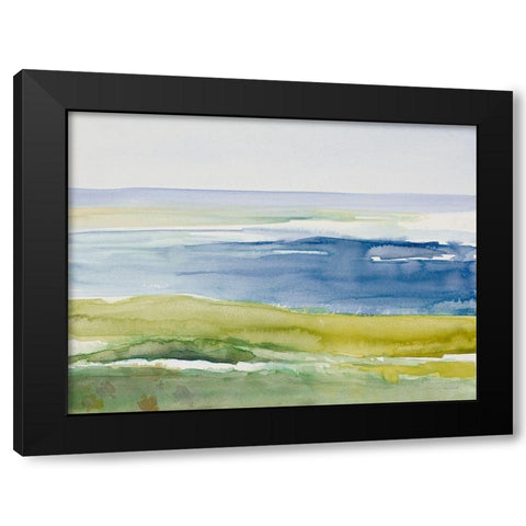 Cape Cod Beach Black Modern Wood Framed Art Print by Loreth, Lanie