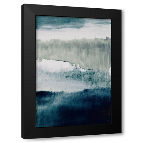 Lower Altitude 11 Black Modern Wood Framed Art Print with Double Matting by Loreth, Lanie