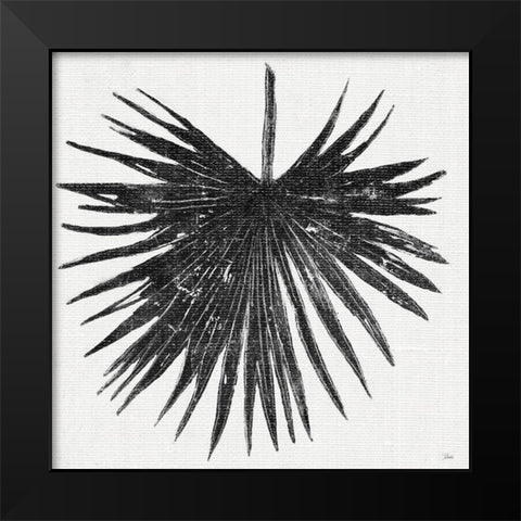 Dark Leaf Palm I Black Modern Wood Framed Art Print by Pinto, Patricia