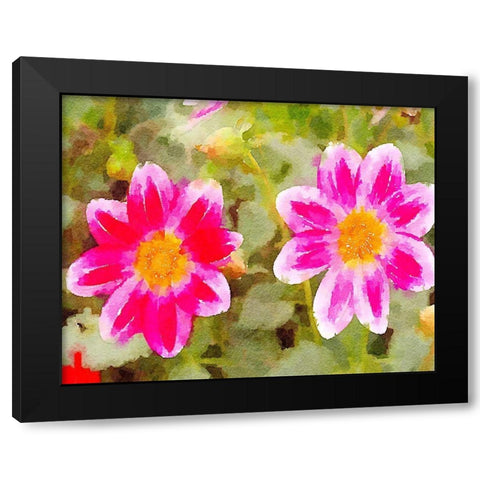 Last Spring II Black Modern Wood Framed Art Print with Double Matting by Navas, Emily