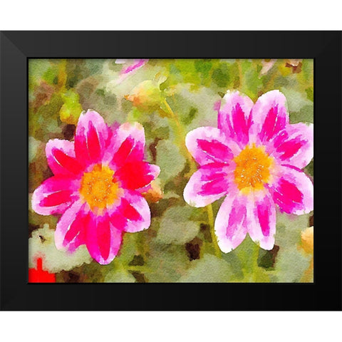 Last Spring II Black Modern Wood Framed Art Print by Navas, Emily