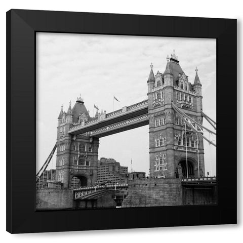London Scene I Black Modern Wood Framed Art Print by Navas, Emily
