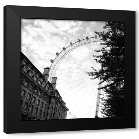 London Scene III Black Modern Wood Framed Art Print by Navas, Emily