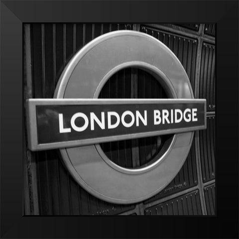 London Scene II Black Modern Wood Framed Art Print by Navas, Emily