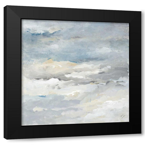 Sea Meets Sky II Black Modern Wood Framed Art Print with Double Matting by Loreth, Lanie