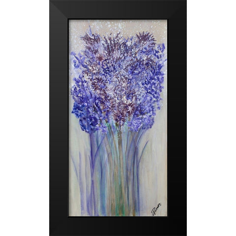 Lavender Strong II Black Modern Wood Framed Art Print by Gonzalez, Roberto