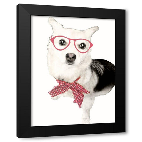 Pop of Flair Black Modern Wood Framed Art Print with Double Matting by SD Graphics Studio