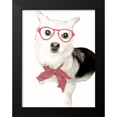 Pop of Flair Black Modern Wood Framed Art Print by SD Graphics Studio