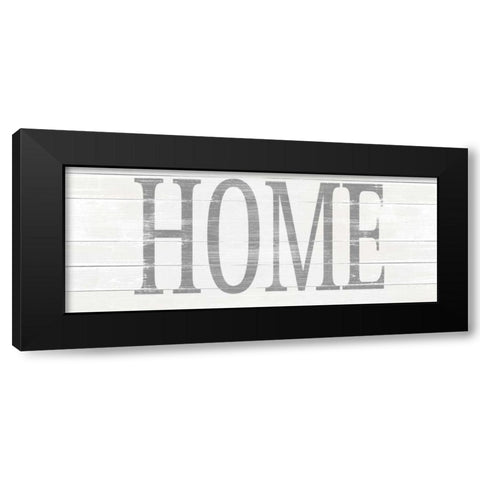 Home Black Modern Wood Framed Art Print with Double Matting by SD Graphics