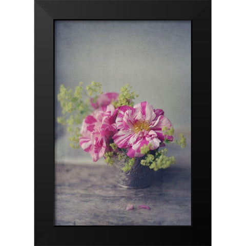 Summer Blooms Black Modern Wood Framed Art Print by Gardner, Sarah