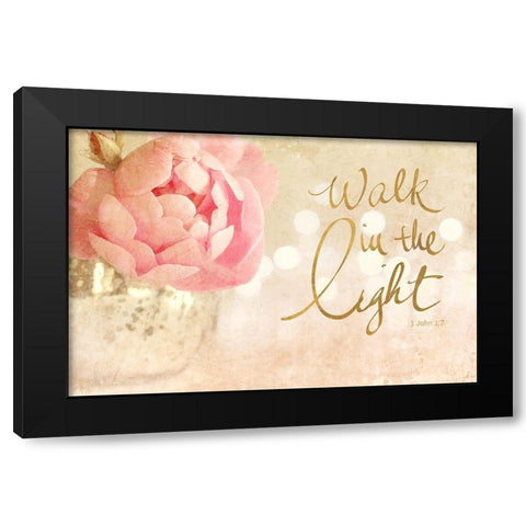 Walk in the Light Black Modern Wood Framed Art Print by Gardner, Sarah