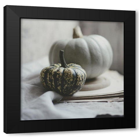 Fall Bunches Black Modern Wood Framed Art Print by Gardner, Sarah