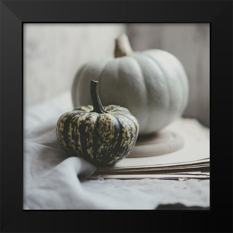 Fall Bunches Black Modern Wood Framed Art Print by Gardner, Sarah