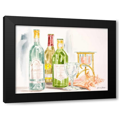 Coastal Happy Hour II Black Modern Wood Framed Art Print by Baliko, Linda