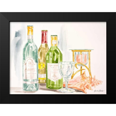 Coastal Happy Hour II Black Modern Wood Framed Art Print by Baliko, Linda