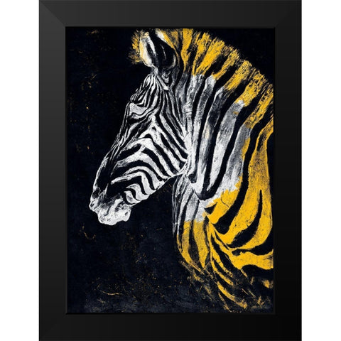 Stained Safari II Black Modern Wood Framed Art Print by Pinto, Patricia