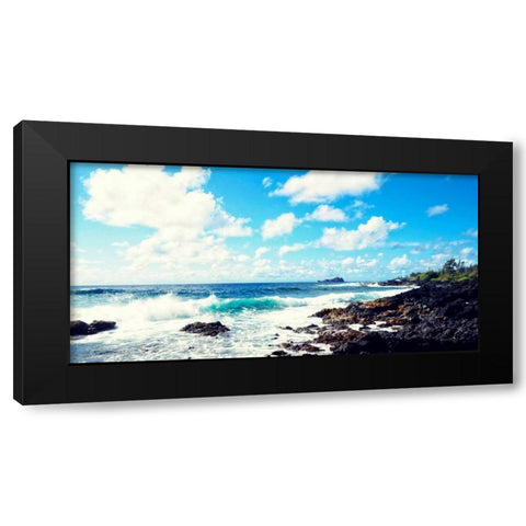 Cool Beach III Black Modern Wood Framed Art Print by Nawrocke, Bruce
