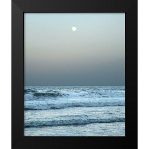 Daytona Gray II Black Modern Wood Framed Art Print by Nawrocke, Bruce
