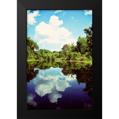 Sunny Days On The River Black Modern Wood Framed Art Print by Nawrocke, Bruce