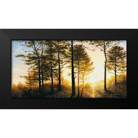Lifes Engine Black Modern Wood Framed Art Print by Nawrocke, Bruce