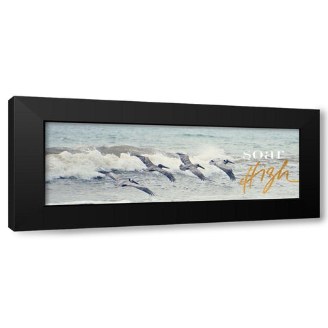 Soar High Black Modern Wood Framed Art Print with Double Matting by Nawrocke, Bruce