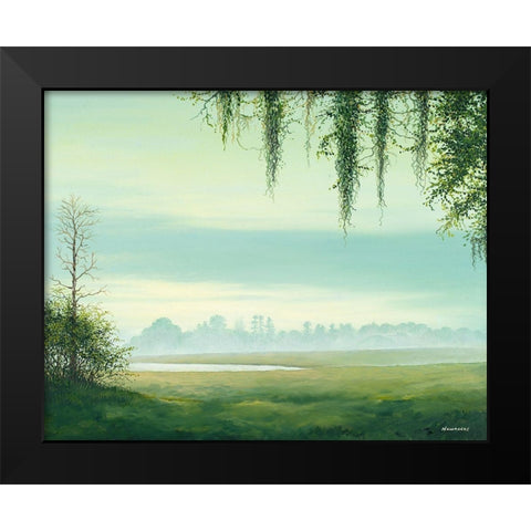 Winter Begins Black Modern Wood Framed Art Print by Nawrocke, Bruce