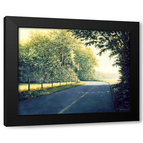 The Day Before Black Modern Wood Framed Art Print with Double Matting by Nawrocke, Bruce