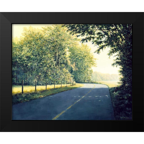 The Day Before Black Modern Wood Framed Art Print by Nawrocke, Bruce
