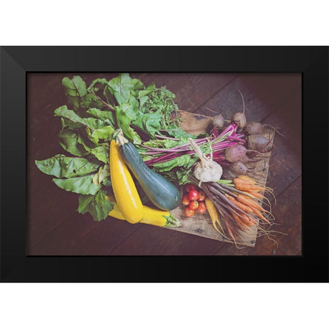 Fresh Organic I Black Modern Wood Framed Art Print by Poynter, Kelly
