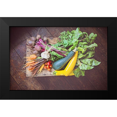 Fresh Organic II Black Modern Wood Framed Art Print by Poynter, Kelly