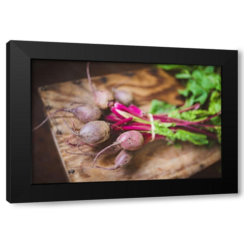 Fresh Organic III Black Modern Wood Framed Art Print with Double Matting by Poynter, Kelly