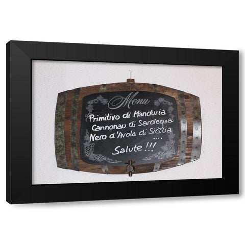 Salute Black Modern Wood Framed Art Print by Coppel, Anna