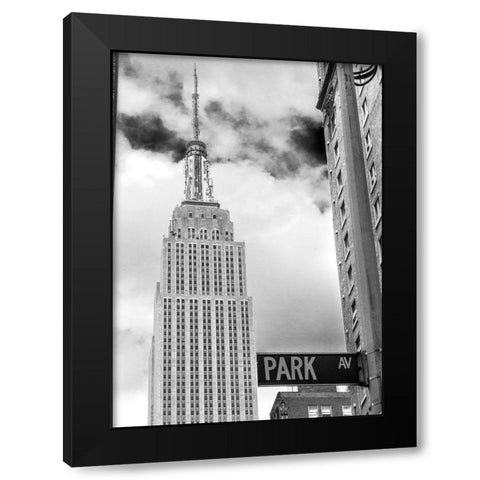 Park Ave View Black Modern Wood Framed Art Print by Bill Carson Photography