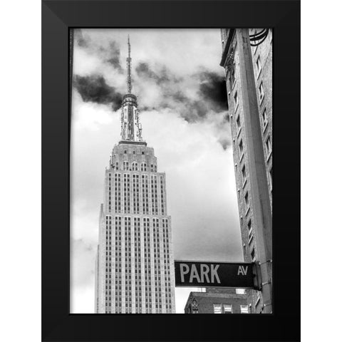 Park Ave View Black Modern Wood Framed Art Print by Bill Carson Photography
