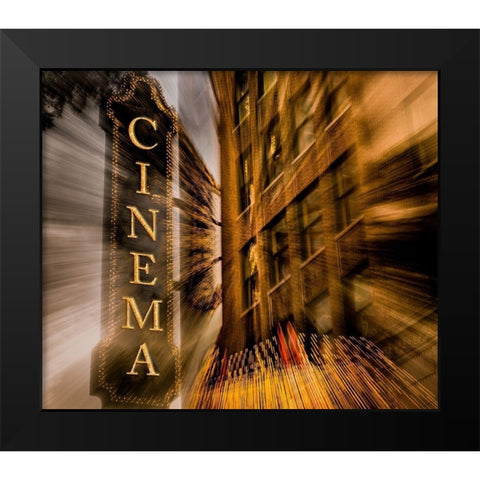 Cinema Black Modern Wood Framed Art Print by Bill Carson Photography
